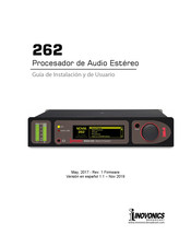 Inovonics Broadcast 262 Guía De Instalación Y De Usuario