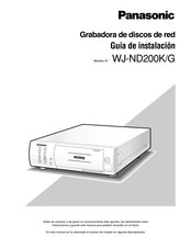 Panasonic WJ-ND200K Guia De Instalacion