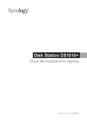 Synology Disk Station DS710+ Guía De Instalación Rápida