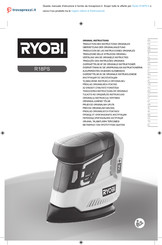 Ryobi R18PS Traducción De Las Instrucciones Originales