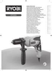 Ryobi RPD500 Traducción De Las Instrucciones Originales