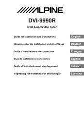 Alpine DVI-9990R Guía De Instalación Y Conexiones