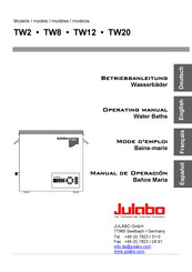 Julabo TW8 Manual De Operación