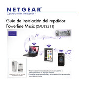 NETGEAR Powerline Music XAUB2511 Guia De Instalacion