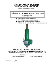 Flow Safe F85 Manual De Instalación, Funcionamiento Y Mantenimiento