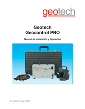 Geotech Geocontrol PRO Manual De Instalación Y Operación