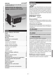 ermaf GP 40 ACU Instrucciones De Utilizacion