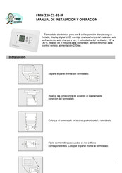 meitav-tec FMH-220-C1-3S-IR Manual De Instalación Y Operación