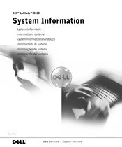 Dell Latitude C810 Manual De Instrucciones