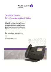 Alcatel-Lucent 8068BT Premium DeskPhone Manual Del Usuario