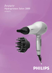 Philips Hydraprotect Salon 2000 Manual Del Usuario