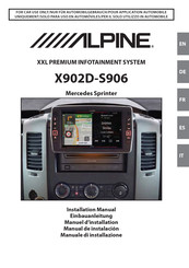 Alpine X902D-S906 Manual De Instalación