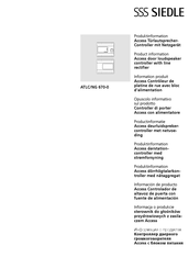 Siedle ATLC 670 Serie Informacion De Producto