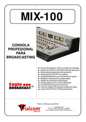 Trialcom Eagle Broadcast MIX-100 Manual Del Usuario