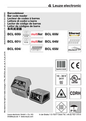 Leuze electronic BLC 658i Manual Del Usuario