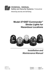 Federal Signal Commander 371DST Instrucciones De Instalación Y Servicio