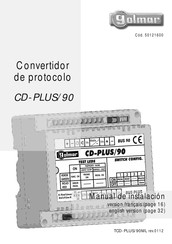 golmar CD-PLUS/90 Manual De Instalación