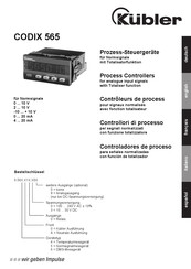 Kübler CODIX Manual Del Usuario