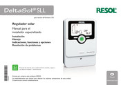 Resol DeltaSol SLL Manual Para El Instalador Especializado