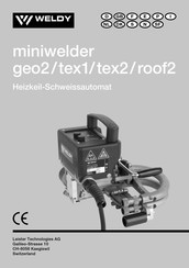 WELDY miniwelder roof2 Instrucciones De Funcionamiento