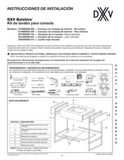 Dxv Belshire D19080000.550 Instrucciones De Instalación