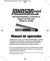 Johnson 40-6065 Manual De Operación