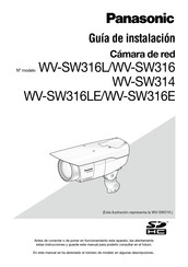 Panasonic WV-SW314
WV-SW316LE Guia De Instalacion