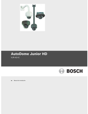 Bosch AutoDome Junior HD VJR-A3-IC Manual De Instalación