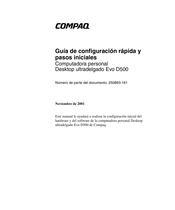 Compaq Evo D500 Guía De Configuración Rápida