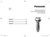 Panasonic ES‑LV65 Instrucciones De Funcionamiento