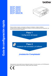 Brother DCP-350C Guía De Configuración Rápida