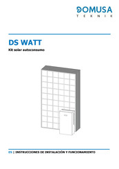 DOMUSA TEKNIK DS WATT-1.5 Instrucciones De Instalación Y Funcionamiento