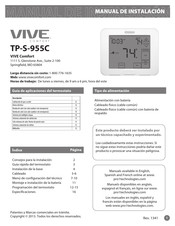 Vive Comfort TP-S-955C Manual De Instalación