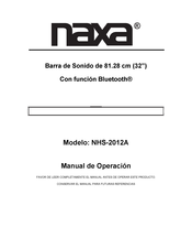 Naxa NHS-2012A Manual De Operación