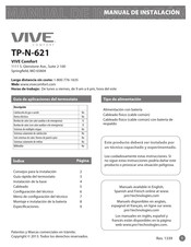 Vive Comfort TP-N-621 Manual De Instalación