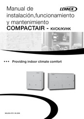 Lennox COMPACTAIR KVHK 22E Manual De Instalación, Funcionamiento Y Mantenimiento