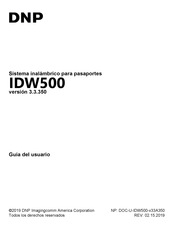 Dnp IDW500 Guia Del Usuario