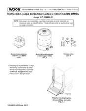 Maxon BMR-A Manual De Instrucciones