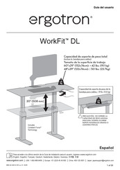 Ergotron WorkFit DL Guia Del Usuario