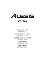 Alesis Vortex Manual De Inicio Rápido