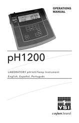 Xylem YSI1200 Manual Operación