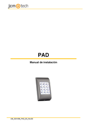 jcm-tech PAD Manual De Instalación