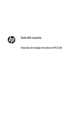 HP Z238 Guia Del Usuario