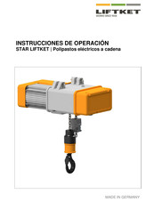 Liftket STAR Serie Instrucciones De Operación