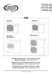 Argo AIM11EMX Instrucciones De Instalación