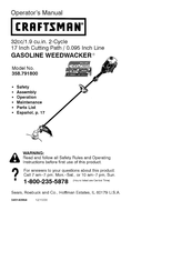 Craftsman GASOLINE WEEDWACKER Manual Del Usuario