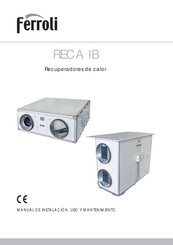 Ferroli RECA IB 1700 Manual De Instalación, Uso Y Mantenimiento