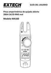 Extech Instruments MA160 Guia Del Usuario