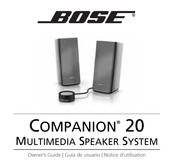 Bose COMPANION 20 Guía De Usuario