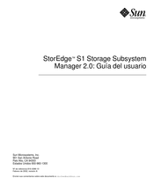 Sun Microsystems StorEdge S1 Guia Del Usuario